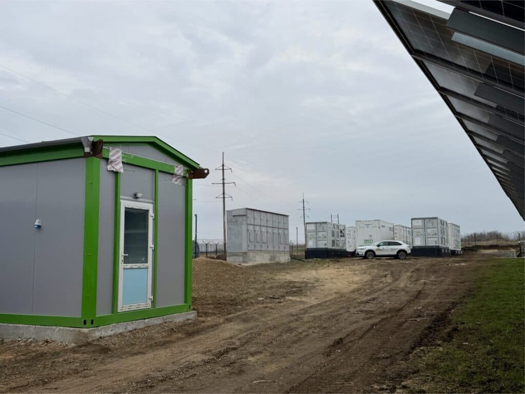 Solar power plant with a capacity of 4.95 MW and an energy storage system — photo 7