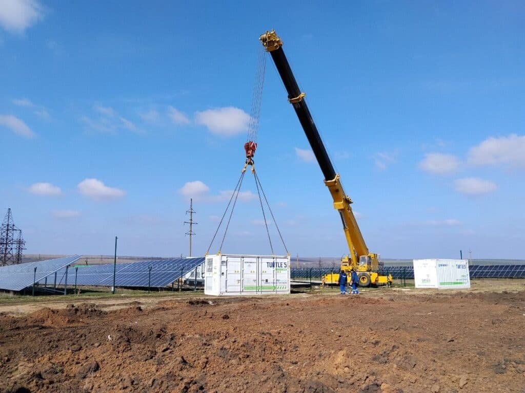 Solar power plant with a capacity of 4.95 MW and an energy storage system — photo 3