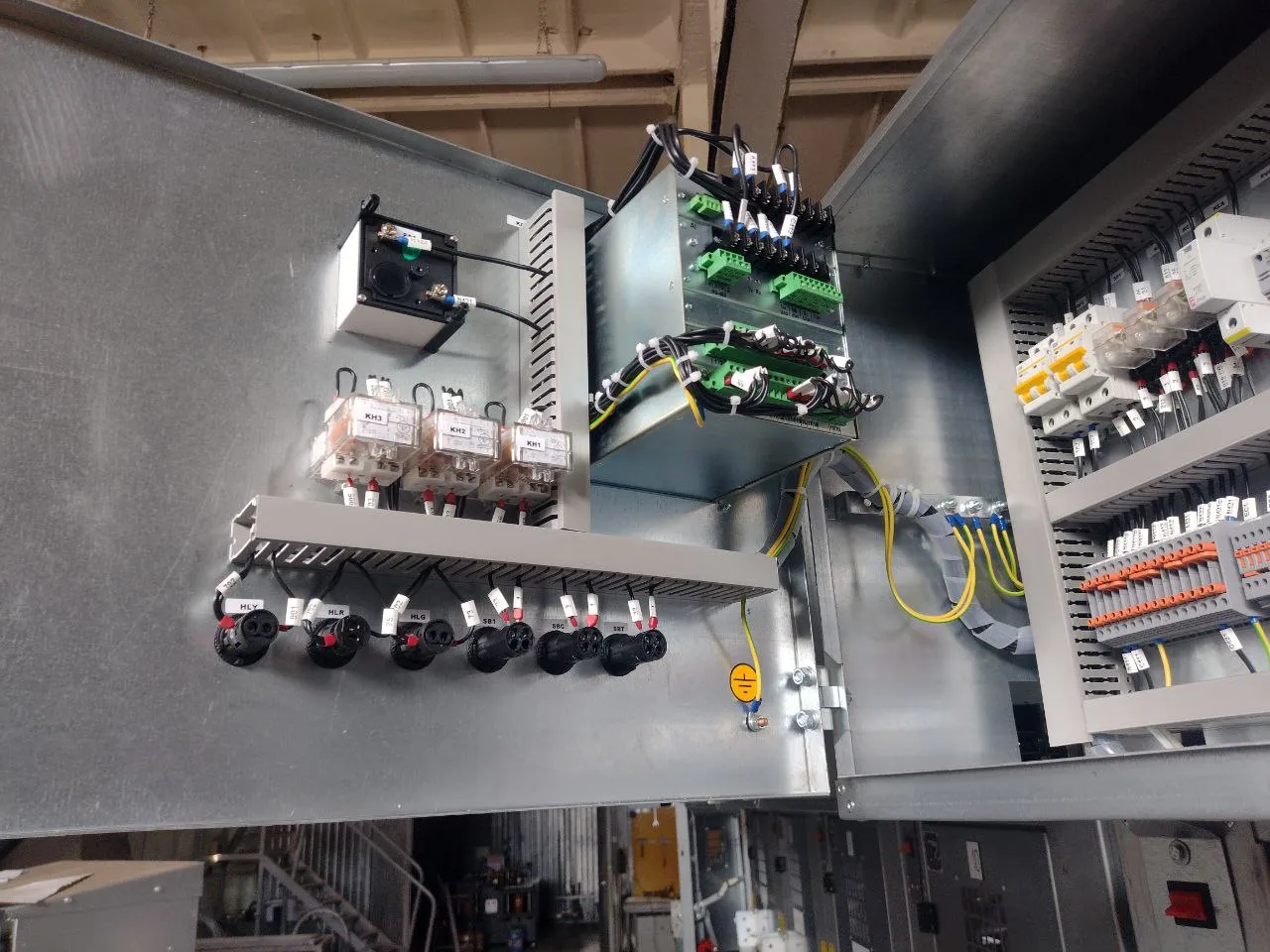Relay compartment door assembly at the Odesa factory