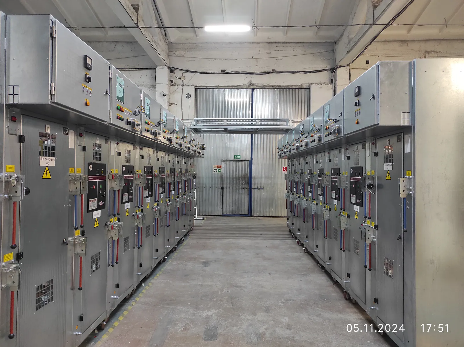 Assembled 10 kV switching station on КСО-Е cells