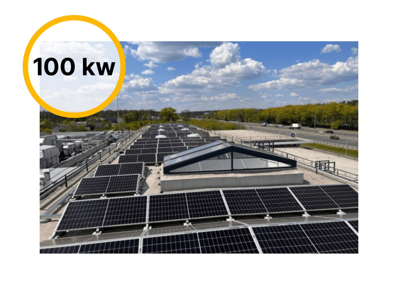 Мережева СЕС потужністю 100 кВт