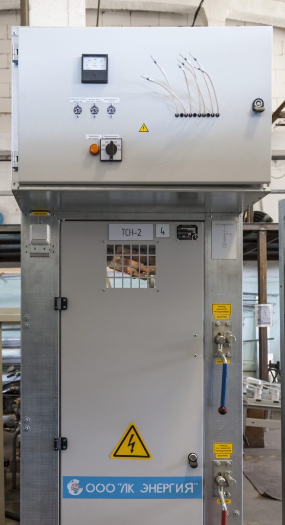 Auxiliary power transformer cubicle with fuses manufactured by LK Energy