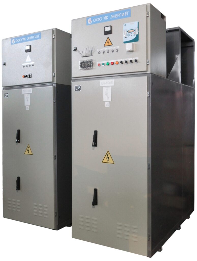 10 kV switchgear cubicles with microprocessor protection relay manufactured by LK Energy