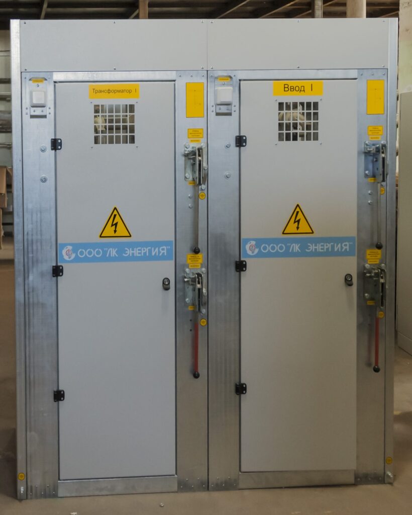 Transformer and incomer feeder cubicles with manual operating drives manufactured by LK Energy